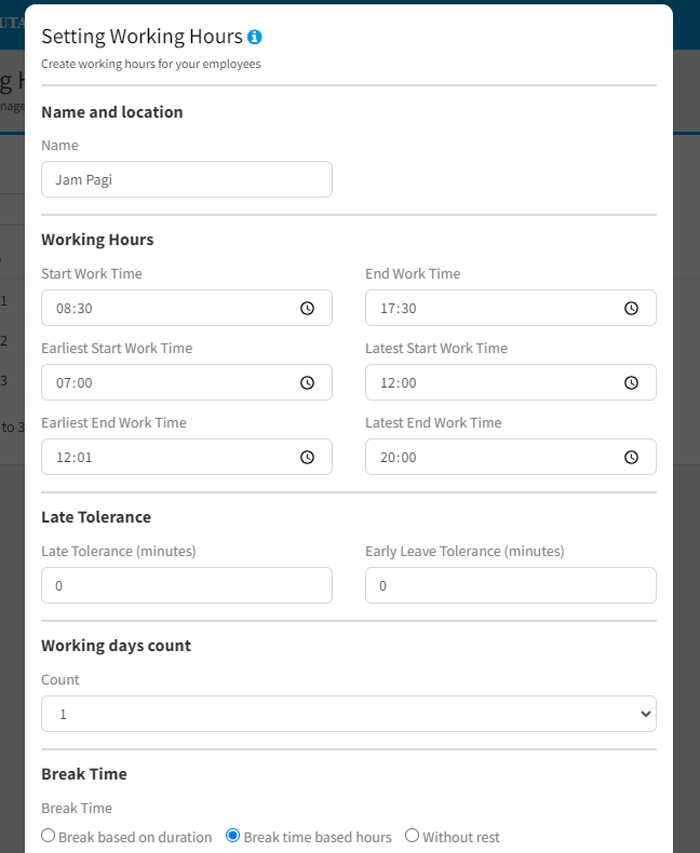Aplikasi yang menghubungkan device InterActive Fingerprint dengan Software HRIS InterActive InAct