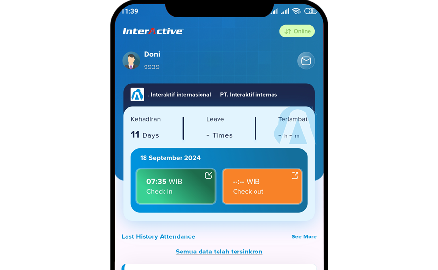 Aplikasi Absensi Online InAct