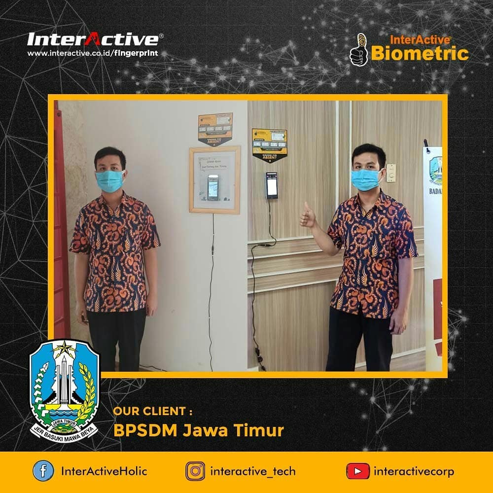 Klien InterActive fingerprint BPSDM Jawa Timur