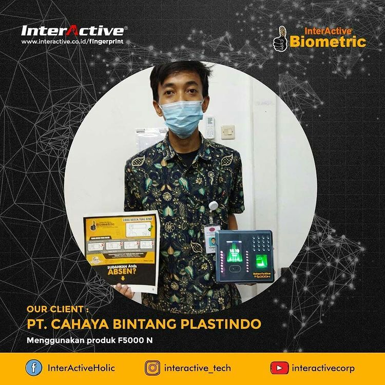 Klien InterActive fingerprint PT. Cahaya Bintang Plastindo