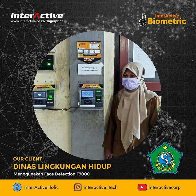 Klien InterActive fingerprint Dinas Lingkungan Hidup & Kebersihan Kota Sidoarjo