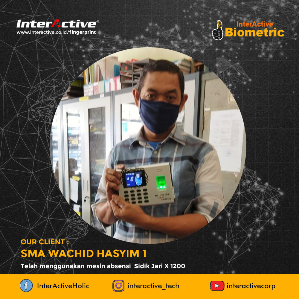 Klien InterActive fingerprint SMA Wachid Hasyim 1