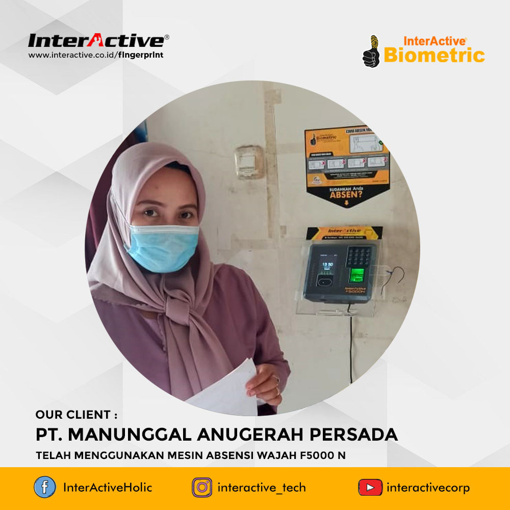 Klien InterActive fingerprint PT. Manunggal Anugerah Persada
