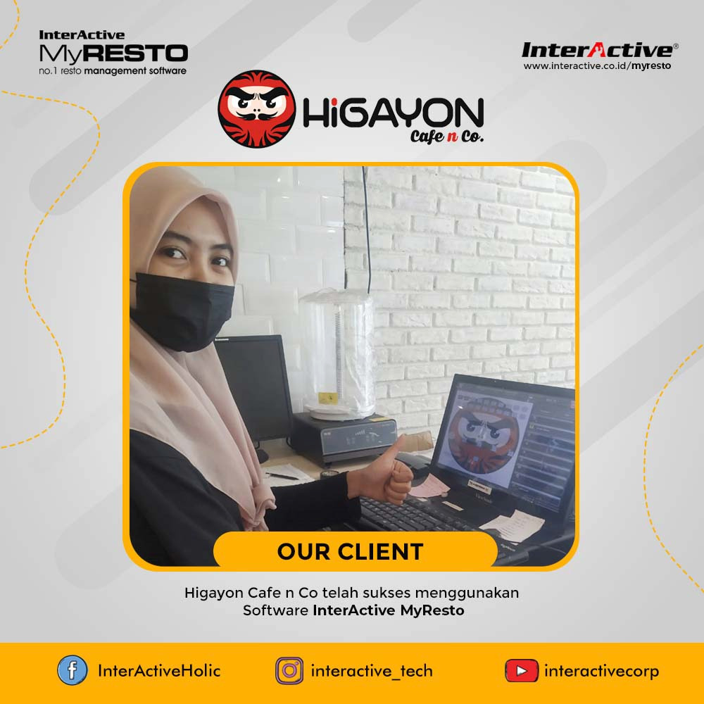 Klien InterActive MyResto Bisnis Higayon Cafe n Co
