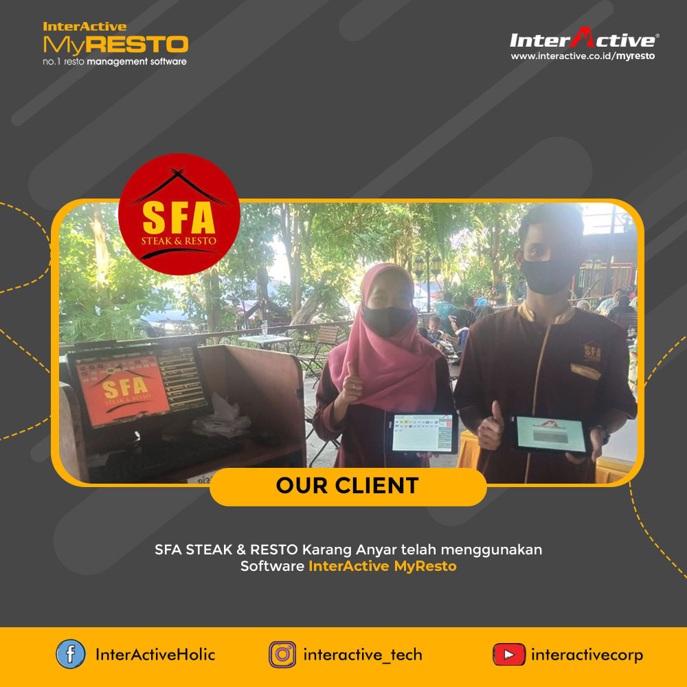 Klien InterActive MyResto Bisnis SFA Steak & Resto