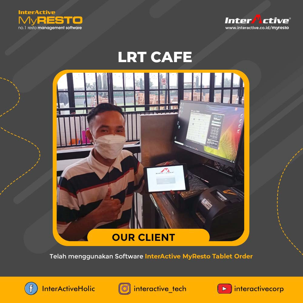 Klien InterActive MyResto Bisnis LRT Cafe