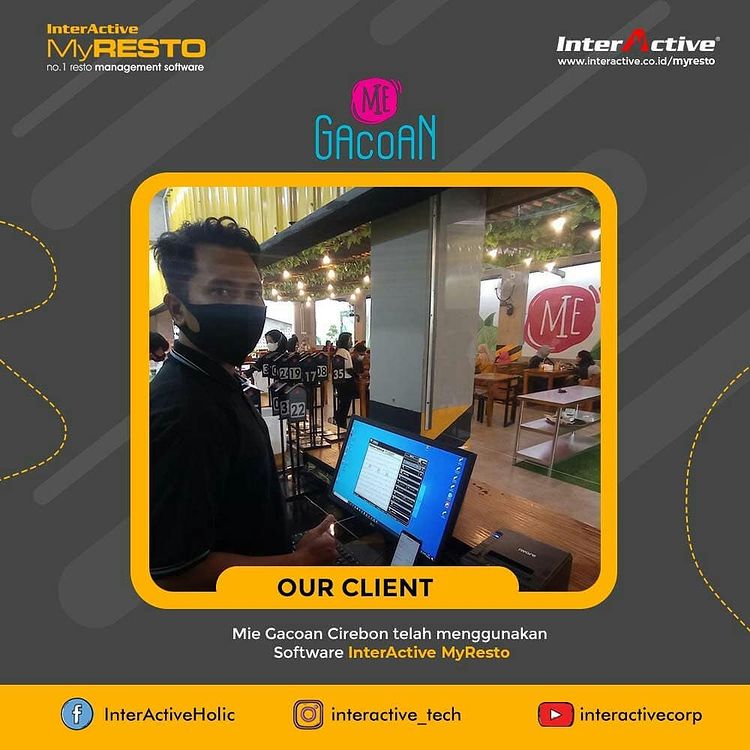 Klien InterActive MyResto Bisnis Mie Gacoan cabang Cirebon 