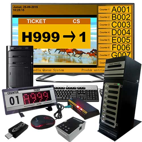 Mesin Antrian AMQS V6.2 InterActive