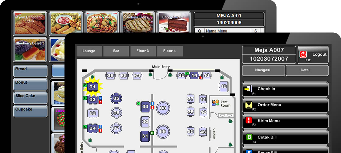aplikasi order makanan online, emenu, menu pdf, menu qr code