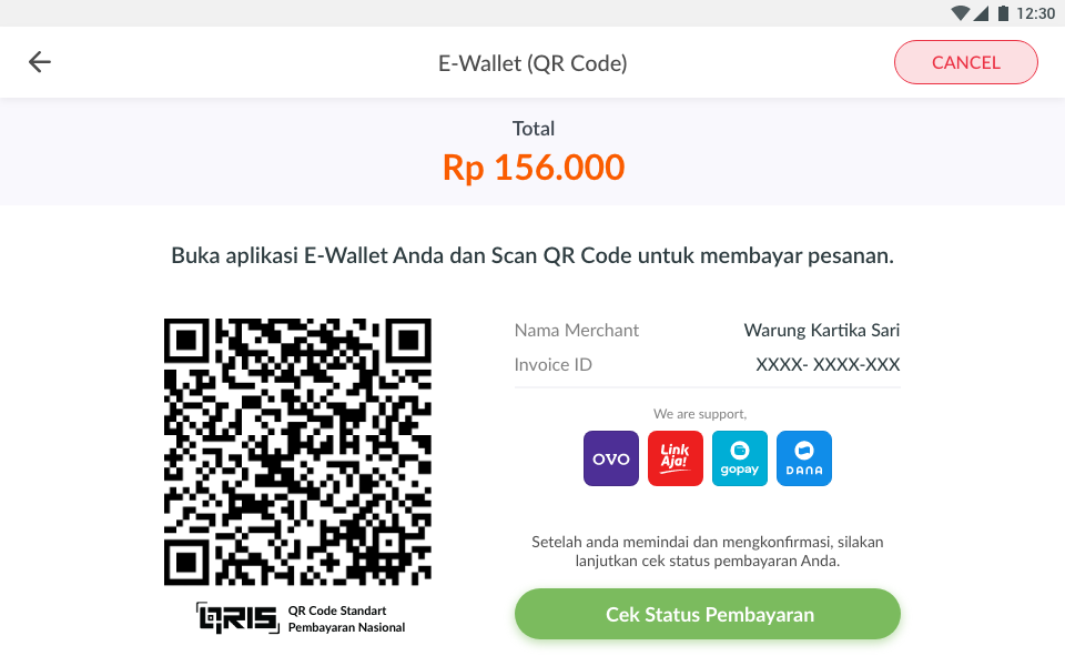 Software self order tablet surabaya InterActive MyOrder Self Order Tablet